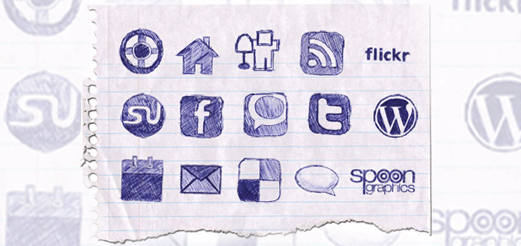 free-hand-drwan-doodle-icon-set